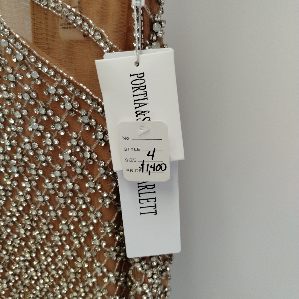 Portia and Scarlett Rhinestone Embellished Gown 4 - Picture 5 of 12